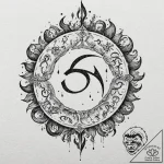 Tattoo sketch a zodiac glyph with its corresp… – tattoo sketch (№1752712175_0, 17.07.2025 00:29) — tattoovalue.net