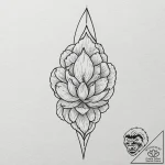 Tricsel, tattoo line art, linework tattoo sty… – tattoo sketch (№1752716735_0, 17.07.2025 01:45) — tattoovalue.net