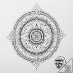 Tattoo design an ornate fantasy book with a h… – tattoo sketch (№1752718220_0, 17.07.2025 02:10) — tattoovalue.net