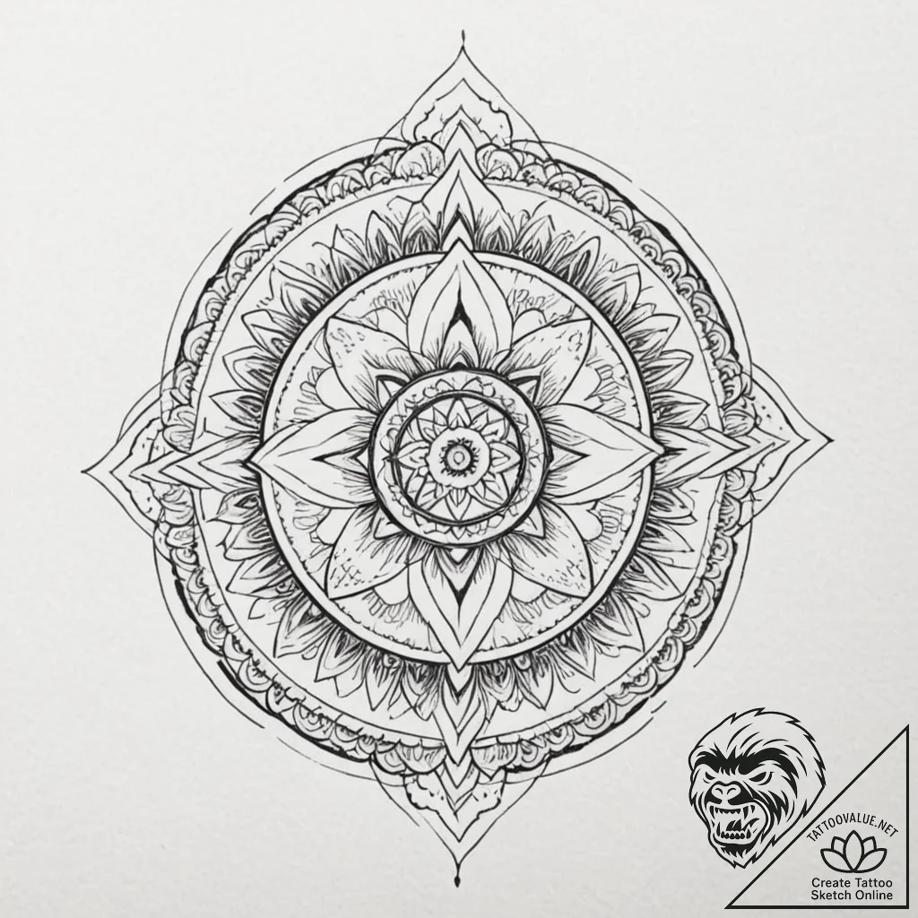 Tattoo design an ornate fantasy book with a h... - tattoo sketch (№1752718220_0, 17.07.2025 02:10) — tattoovalue.net