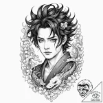 A neo-traditional portrait of edward scissorh… – tattoo sketch (№1752720334_0, 17.07.2025 02:45) — tattoovalue.net