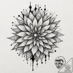 Tattoo design a dramatic blackwork design wit… – tattoo sketch (№1752721051_0, 17.07.2025 02:57) — tattoovalue.net