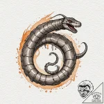 A graphic novel panel of paul riding a sandwo… – tattoo sketch (№1752721530_0, 17.07.2025 03:05) — tattoovalue.net