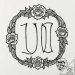Tattoo sketch a retro arcade button with “1up… – tattoo sketch (№1752722812_0, 17.07.2025 03:26) — tattoovalue.net