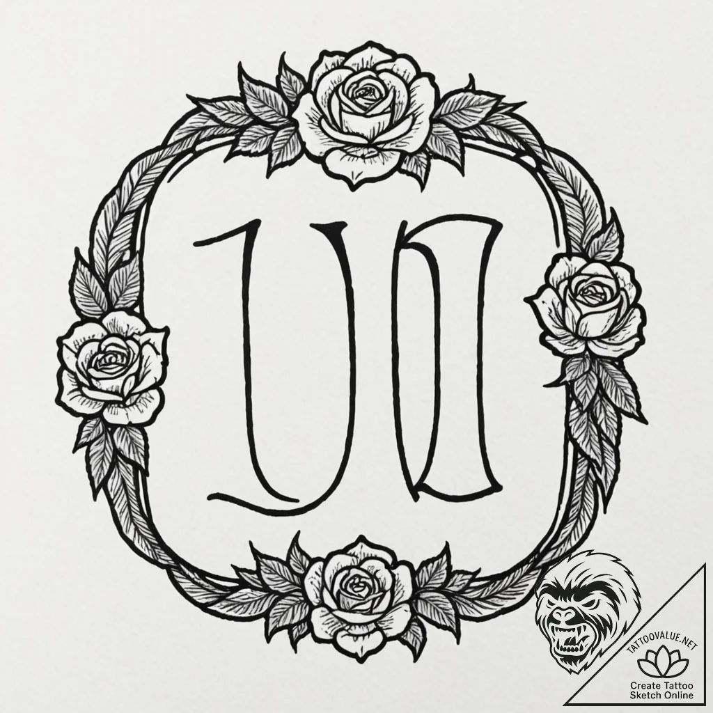 Tattoo sketch a retro arcade button with "1up... - tattoo sketch (№1752722812_0, 17.07.2025 03:26) — tattoovalue.net