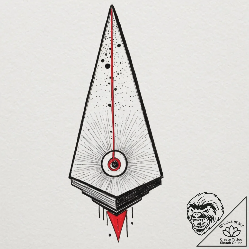Tattoo design a metronome on one, and a subtl... - tattoo sketch (№1752723851_0, 17.07.2025 03:44) — tattoovalue.net