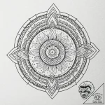 A mechanic’s garage, with tools neatly organi… – tattoo sketch (№1752728512_0, 17.07.2025 05:01) — tattoovalue.net