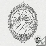 Tattoo sketch the glyph for gemini (3rd house… – tattoo sketch (№1752728831_0, 17.07.2025 05:07) — tattoovalue.net