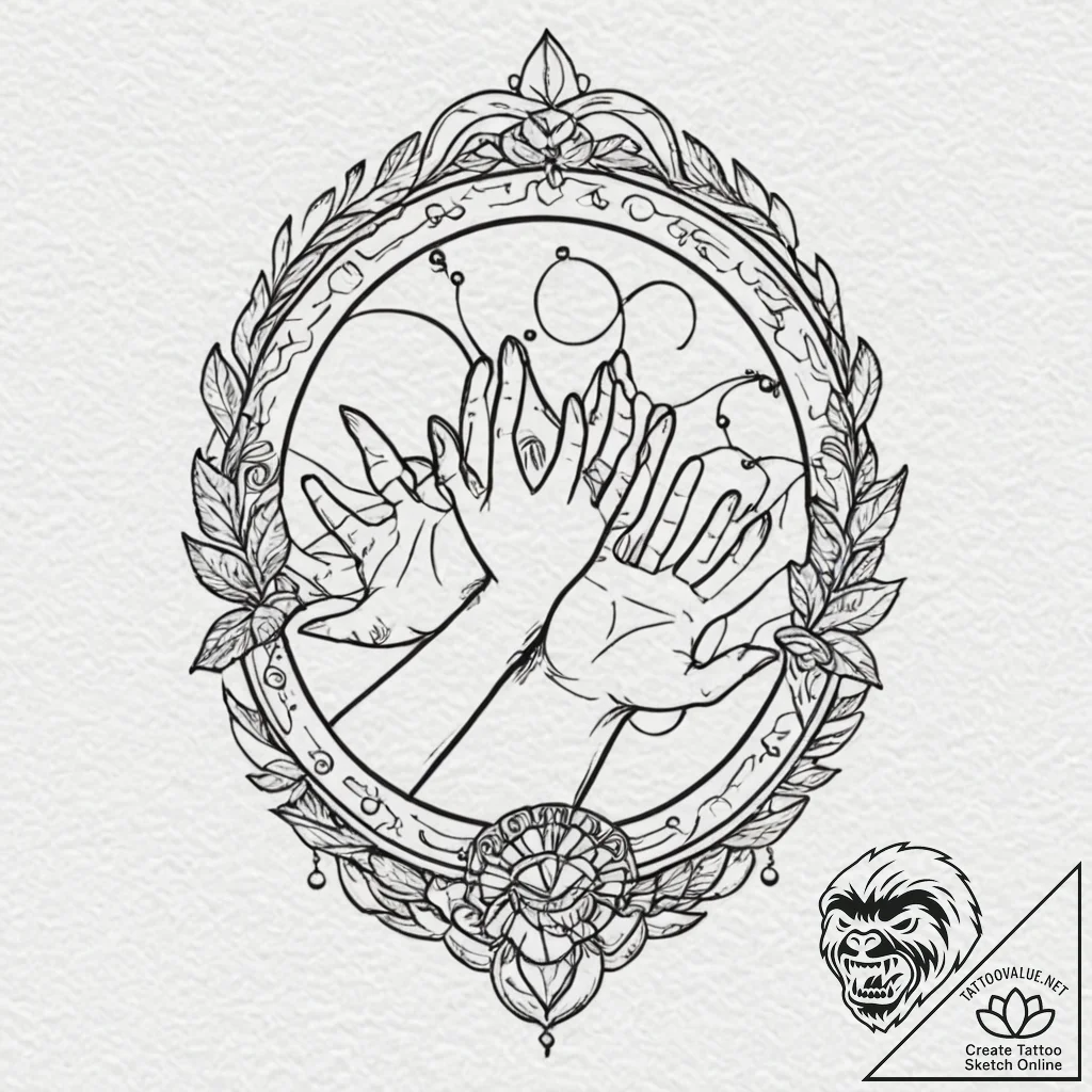 Tattoo sketch the glyph for gemini (3rd house... - tattoo sketch (№1752728831_0, 17.07.2025 05:07) — tattoovalue.net