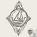Tattoo design a subtle “aura” or glow around… – tattoo sketch (№1752731229_0, 17.07.2025 05:47) — tattoovalue.net