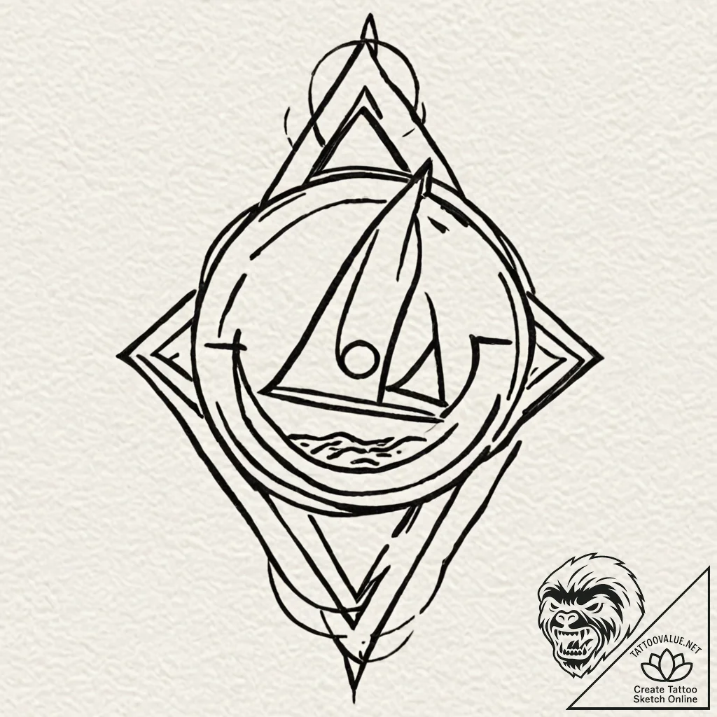 Tattoo design a subtle "aura" or glow around... - tattoo sketch (№1752731229_0, 17.07.2025 05:47) — tattoovalue.net