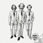A graphic novel style tattoo of the character… – tattoo sketch (№1752733311_0, 17.07.2025 06:21) — tattoovalue.net