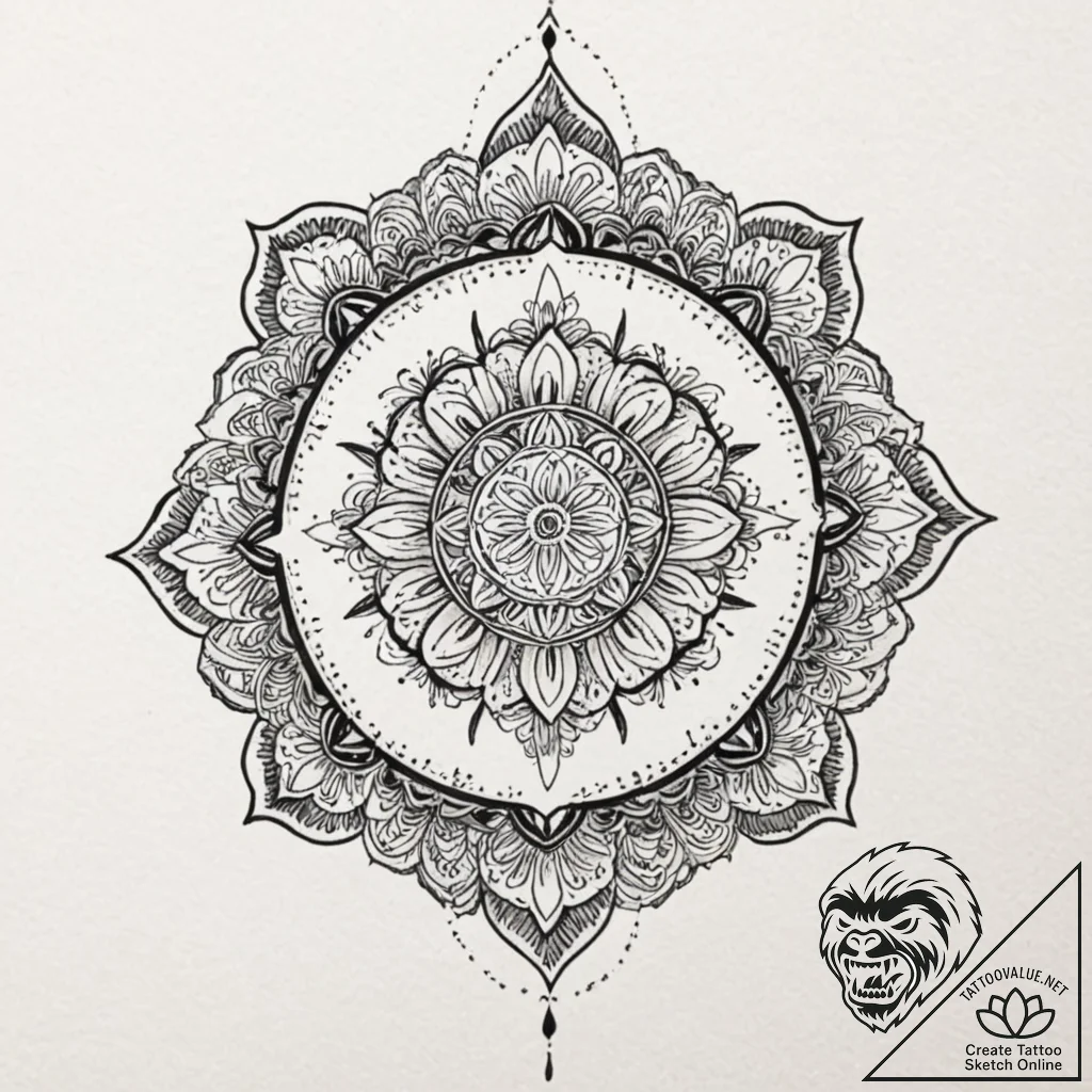 Mantras, tattoo line art, blackwork tattoo st... - tattoo sketch (№1752734111_0, 17.07.2025 06:35) — tattoovalue.net