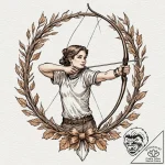 Tattoo sketch a sagittarius archer with a bow… – tattoo sketch (№1752736918_0, 17.07.2025 07:21) — tattoovalue.net