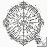 Tattoo design a zodiac symbol with a tiny, co… – tattoo sketch (№1752738475_0, 17.07.2025 07:47) — tattoovalue.net