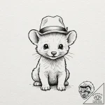 Tattoo sketch a tiny, cute animal wearing a s… – tattoo sketch (№1752741056_0, 17.07.2025 08:30) — tattoovalue.net