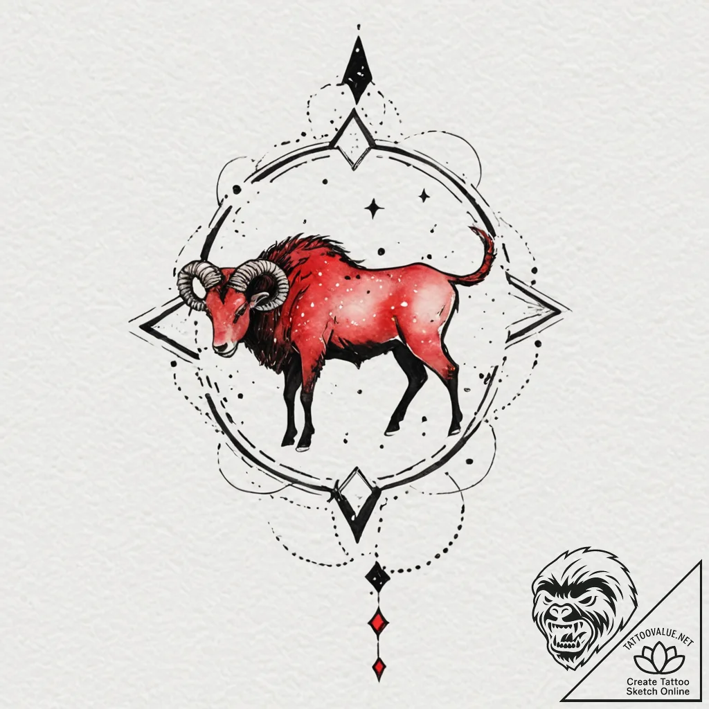 Tattoo sketch a single, tiny star constellati... - tattoo sketch (№1752744125_0, 17.07.2025 09:22) — tattoovalue.net