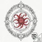 Tattoo sketch a floral design for each zodiac… – tattoo sketch (№1752745122_0, 17.07.2025 09:38) — tattoovalue.net