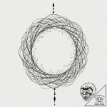 Tattoo sketch gemini represented by two swirl… – tattoo sketch (№1752745977_0, 17.07.2025 09:52) — tattoovalue.net