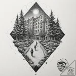 A street art mural covering the entire side o… – tattoo sketch (№1752749245_0, 17.07.2025 10:47) — tattoovalue.net