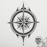 Tattoo sketch a tactical knife blade with a s… – tattoo sketch (№1752749712_0, 17.07.2025 10:55) — tattoovalue.net
