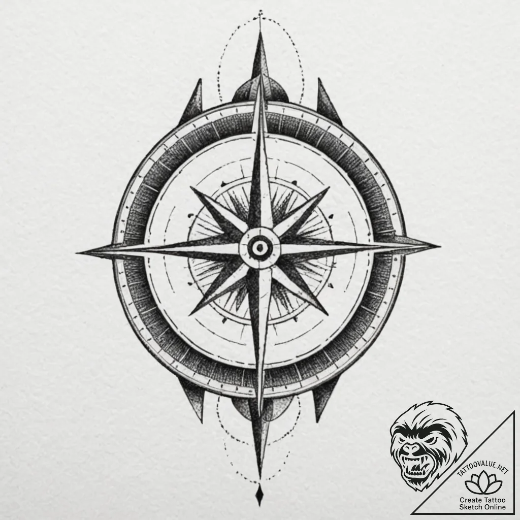 Tattoo sketch a tactical knife blade with a s... - tattoo sketch (№1752749712_0, 17.07.2025 10:55) — tattoovalue.net