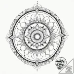 Tattoo sketch a minimalist zodiac glyph fille… – tattoo sketch (№1752750540_0, 17.07.2025 11:09) — tattoovalue.net
