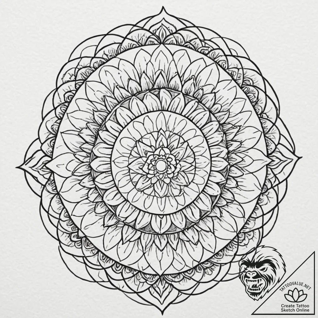 Tattoo design a minimalist tree where each br... - tattoo sketch (№1752751505_0, 17.07.2025 11:25) — tattoovalue.net