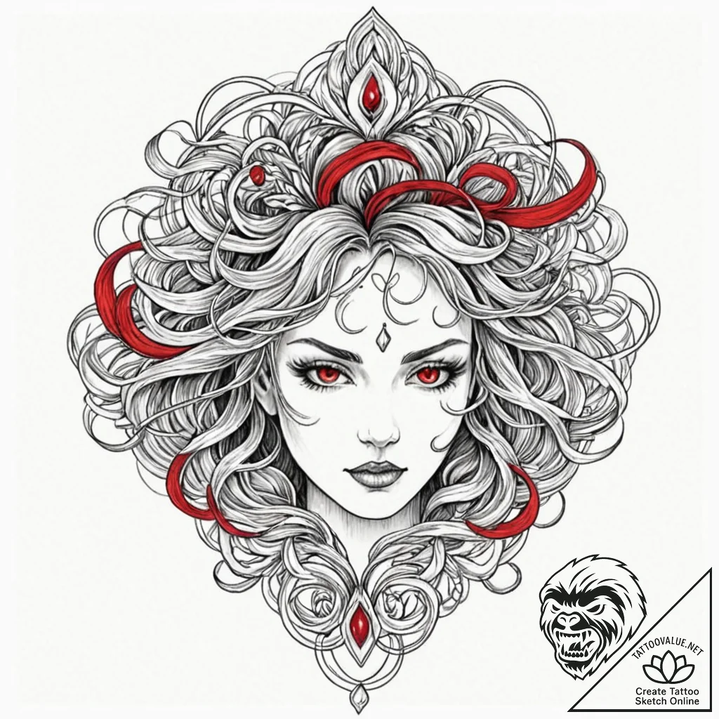 Tattoo design a small, abstract brushstroke r... - tattoo sketch (№1752752143_0, 17.07.2025 11:35) — tattoovalue.net