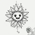 A linework tattoo design of the soot sprites… – tattoo sketch (№1752753023_0, 17.07.2025 11:50) — tattoovalue.net