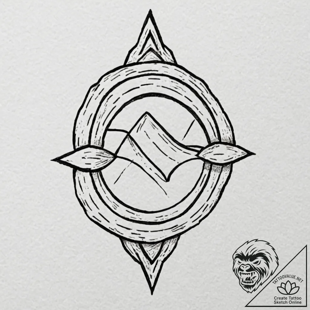 Tattoo design a rough, unpolished stone with... - tattoo sketch (№1752753741_0, 17.07.2025 12:02) — tattoovalue.net