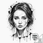 A graphic novel portrait of derek vinyard, to… – tattoo sketch (№1752755732_0, 17.07.2025 12:35) — tattoovalue.net