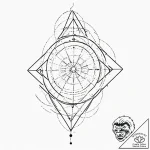Tattoo design an abstract pattern resembling… – tattoo sketch (№1752756691_0, 17.07.2025 12:51) — tattoovalue.net