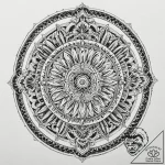The inside of a clock tower, showing the mass… – tattoo sketch (№1752756772_0, 17.07.2025 12:52) — tattoovalue.net