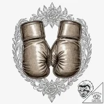 Tattoo design a pair of well-worn boxing glov… – tattoo sketch (№1752757490_0, 17.07.2025 13:04) — tattoovalue.net