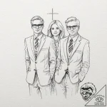 A watercolor tattoo of the main characters fr… – tattoo sketch (№1752757731_0, 17.07.2025 13:08) — tattoovalue.net