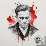 A sketch of the “hot priest” from fleabag,, i… – tattoo sketch (№1752757811_0, 17.07.2025 13:10) — tattoovalue.net