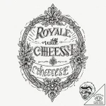 Chicano lettering tattoo of “royale with chee… – tattoo sketch (№1752759650_0, 17.07.2025 13:40) — tattoovalue.net