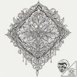Tattoo sketch a fluid, organic shape that rep… – tattoo sketch (№1752759810_0, 17.07.2025 13:43) — tattoovalue.net