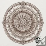Tattoo sketch: a dynamic kolovrat depicted in… – tattoo sketch (№1752760907_0, 17.07.2025 14:01) — tattoovalue.net