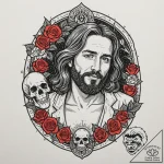 A sketch of jesus quintana from the big lebow… – tattoo sketch (№1752761065_0, 17.07.2025 14:04) — tattoovalue.net