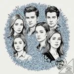 A graphic novel portrait of the main characte… – tattoo sketch (№1752761146_0, 17.07.2025 14:05) — tattoovalue.net