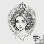 A minimalist tattoo of the five stereotypes:… – tattoo sketch (№1752769662_0, 17.07.2025 16:27) — tattoovalue.net
