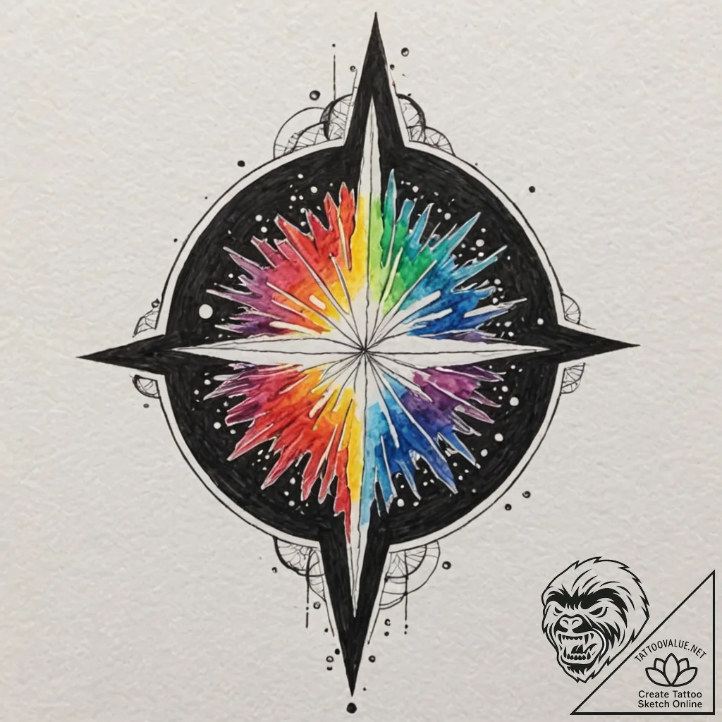 Tattoo sketch a mysterious, glowing orb or cr... - tattoo sketch (№1752770071_0, 17.07.2025 16:34) — tattoovalue.net