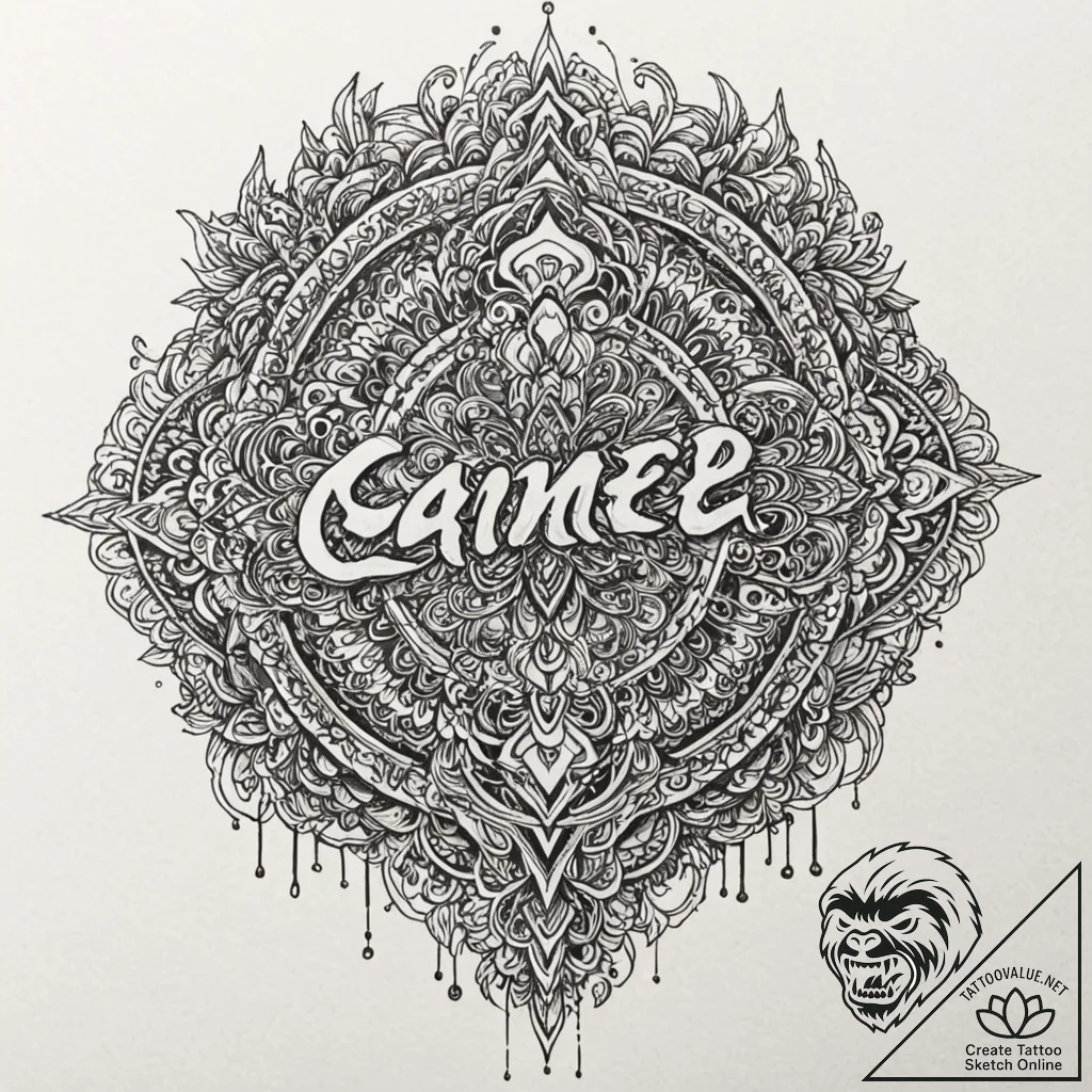 Tattoo sketch a "game on" message in neon lig... - tattoo sketch (№1752771379_0, 17.07.2025 16:56) — tattoovalue.net
