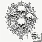 Tattoo design an abstract representation of c… – tattoo sketch (№1752772035_0, 17.07.2025 17:07) — tattoovalue.net