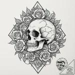 Tattoo sketch an abstract representation of a… – tattoo sketch (№1752772524_0, 17.07.2025 17:15) — tattoovalue.net
