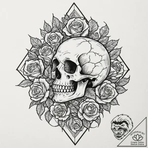 Tattoo sketch an abstract representation of a… – tattoo sketch (№1752772524_0, 17.07.2025 17:15) — tattoovalue.net