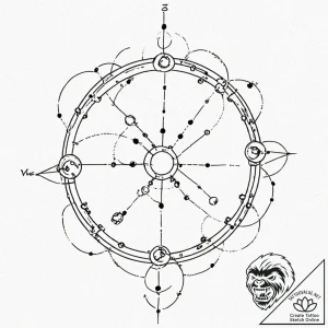 Tattoo sketch a zodiac constellation formed b… – tattoo sketch (№1752773344_0, 17.07.2025 17:29) — tattoovalue.net