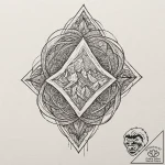 Tattoo design a subtle “force field” protecti… – tattoo sketch (№1752773670_0, 17.07.2025 17:34) — tattoovalue.net